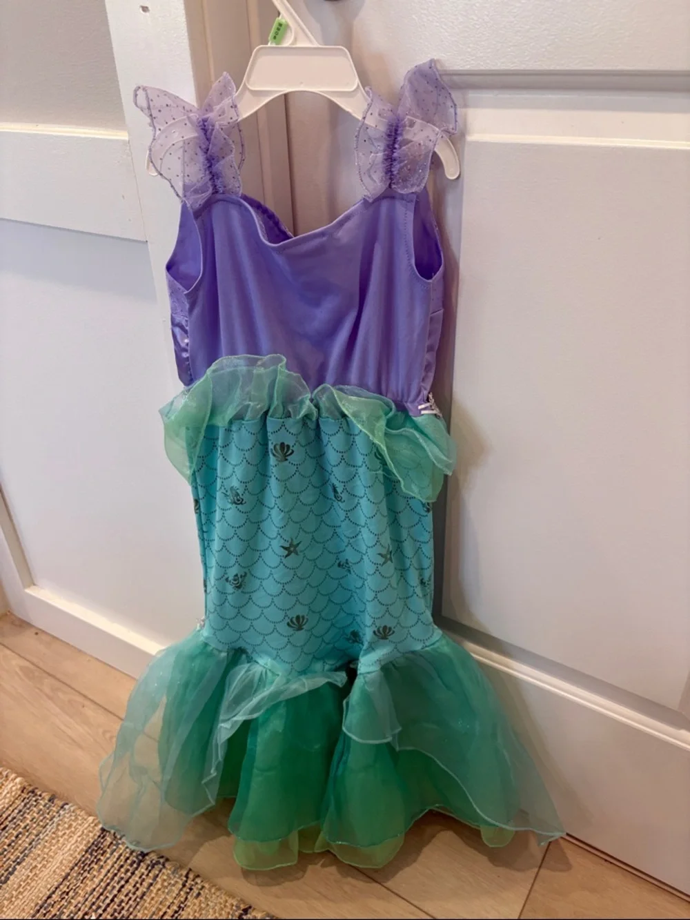 Girls Disney Princess Ariel Costume Dress - one size - Picture 2 of 4